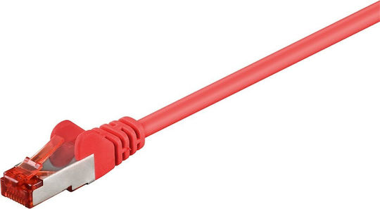 Goobay S/FTP Кат.6 Кабел за Ethernet мрежа 2м Червен 1бр