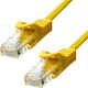 ProXtend U/UTP Cat.5e (Gigabit) Καλώδιο Δικτύου Ethernet 0.5m Κίτρινο