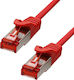 ProXtend F/UTP Cat.6 (Gigabit) Καλώδιο Δικτύου Ethernet 0.5m Κόκκινο