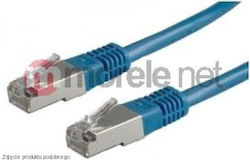 Netrack BZPAT7FB F/UTP Cat.5e Καλώδιο Ethernet 7m Μπλε