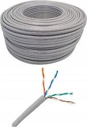 Netrack U/UTP Cat.6 Καλώδιο Ethernet 100m Γκρι