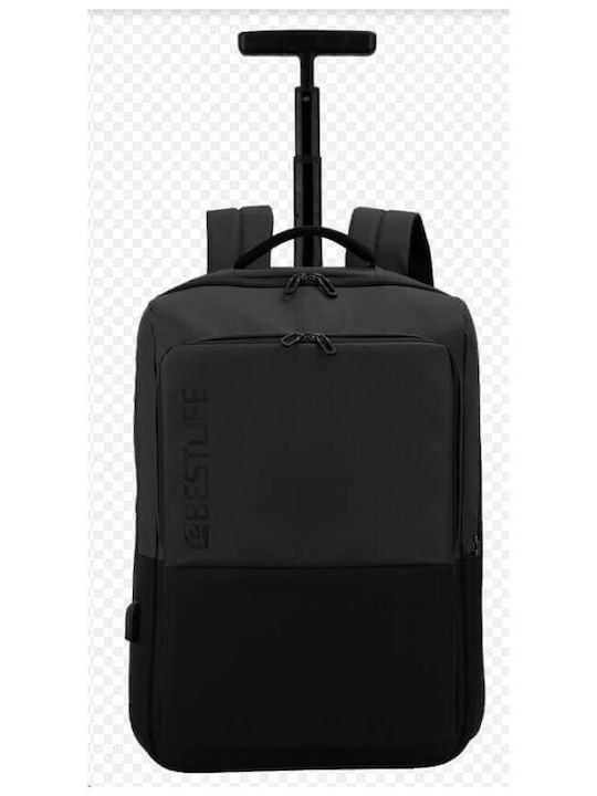 Bestlife Τσάντα για Laptop 15" με Θύρα USB σε Μαύρο χρώμα