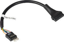 Akyga USB-A to Lightning 0.2m (5901720136350)