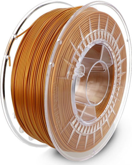Devil Design PETG 3D Printer Filament 1.75mm Χρυσό 1kg 1τμχ (Spool)