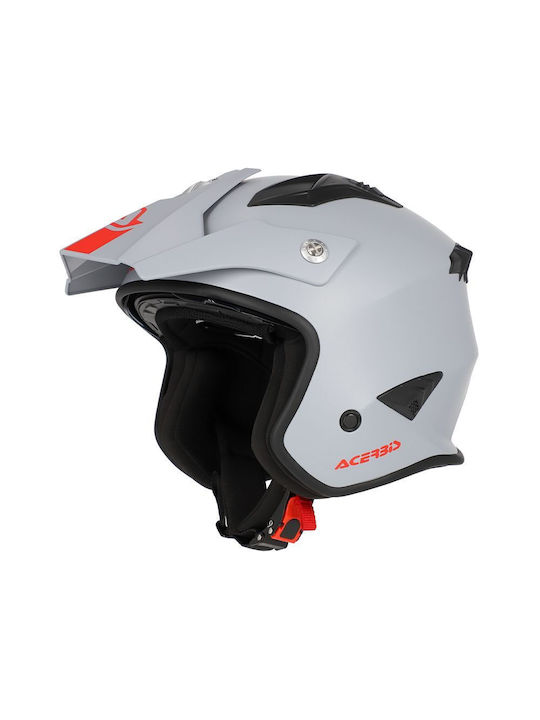 Acerbis Jet Aria White Motorcycle Helmet Jet EC...