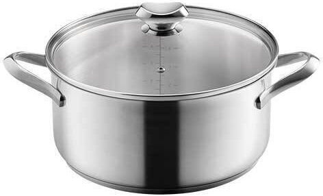 Metaltex Deep Stainless Steel Pot 8lt / 28cm