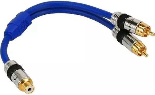 Intos Electronic 0.25m 2x RCA male Cable (89927P)