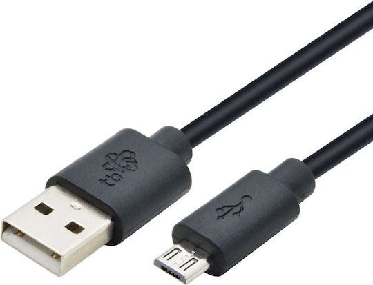 TB Print Regular USB 2.0 spre micro USB Cablu Negru 3m (AKTBXKU2PBAW30B) 1buc