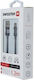Swissten Regular USB 2.0 to micro USB Cable Ασημί 1.2m 71522203 1τμχ