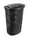 Orion Coș De Rufe Din Plastic 45lt Cu Capac 41x32x61cm Negru