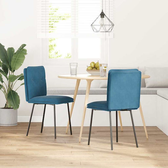 Stühle Speisesaal Blue 2Stück 45x54x83cm