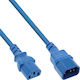 InLine IEC C13 / IEC C14 - IEC C13 / IEC C14 Кабел 2м Син