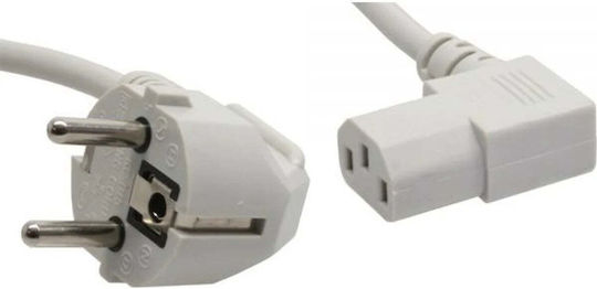 InLine Schuko / IEC C13 - Schuko / IEC C13 Кабел 1.8м Сив (16647A)