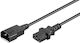 Microconnect IEC C13 / IEC C14 - IEC C13 / IEC C14 Cable 1.8m Μαύρο PE040618