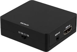 Deltaco HDMI masculin în HDMI feminin 1buc