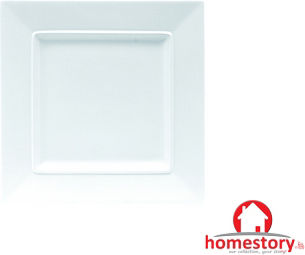 Serving Platter Square made of Porcelain White