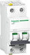 Schneider Electric Αυτόματη Ασφάλεια 2A Διπολική AC/DC A9F04202