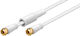 Goobay Antenna Cable Coax male - Coax female Wh...