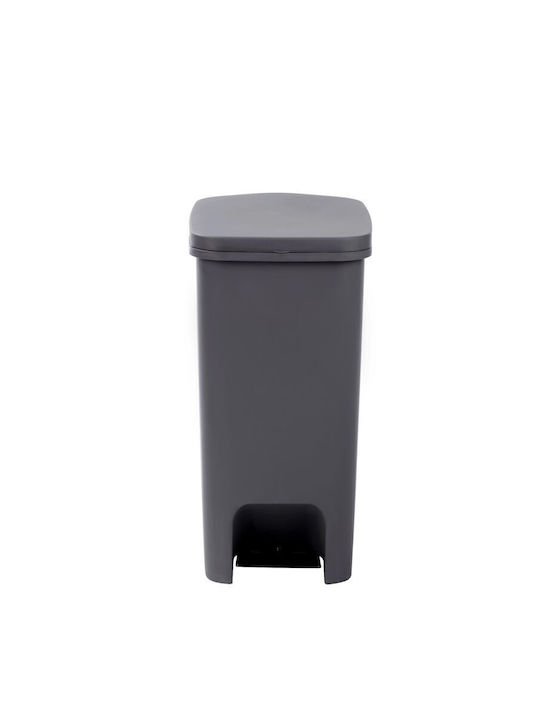 Homeplast Waste Bin Waste Plastic Gray 52lt 1pcs