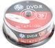 HP Recordable DVD-R 16x 4.7GB Cake Box 25pcs