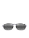 Maui Jim Ho'okipa Unisex Sunglasses with Silver Plastic Frame and Silver Polarized Mirror Lens 407-05