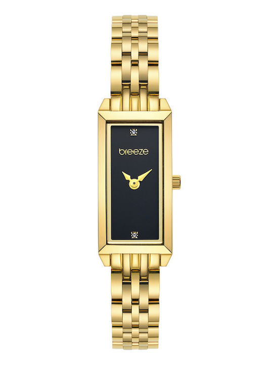 Breeze Women's Watch with Gold Metal Bracelet