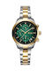Jcou Aurora Damen Uhr mit Silber Metallarmband