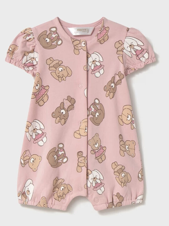 Mayoral Baby Bodysuit Short-Sleeved Pink
