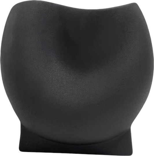 Decor ceramic pentru masă Fb94610.02 negru mat 26x14x25cm
