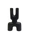 Decor ceramic pentru masă Fb94642.02 negru mat 15.5x6x23.5cm
