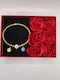Damen Armband mit Design Blume aus Stahl
