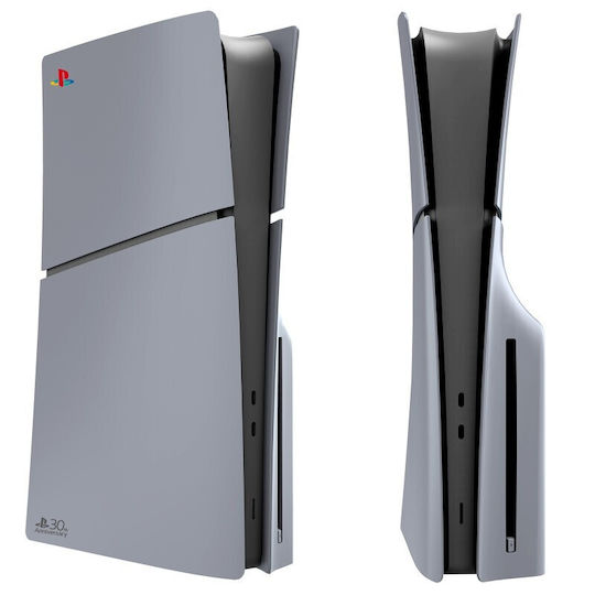 Playstation 5 Slim Disk Frontabdeckung 30. Jubiläum Limited Edition Grau 30th B08w85q5m29 OEM