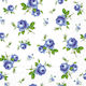 Decoupage-Serviette 1 Stück Kleine Blaue Rosen