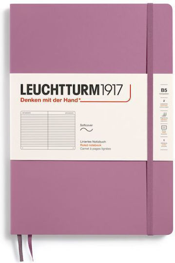 Leuchtturm1917 Notebook B5 Ruled Pink