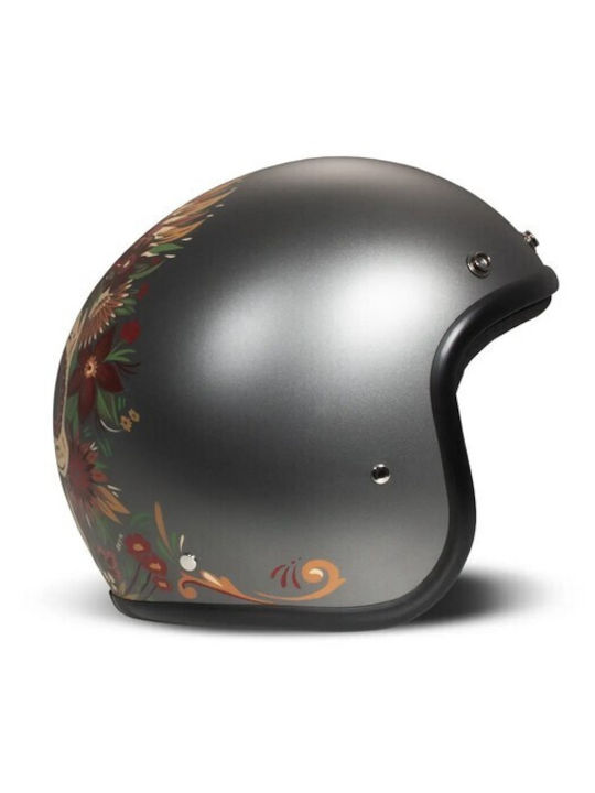 DMD Retro Skull Κράνος Μηχανής Jet ECE 22.06