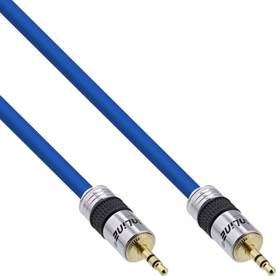 InLine InLine 3.5mm Jack Cable 10m Blue with Gold Plated Terminals