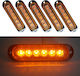 Stück Mk-093 Auto LKW 6LED Anzeigelampe Lichter Gelbes Licht