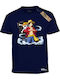 Παιδικό T-shirt Μπλε σκούρο Navy H-cool One Piece Monkey D.luffy