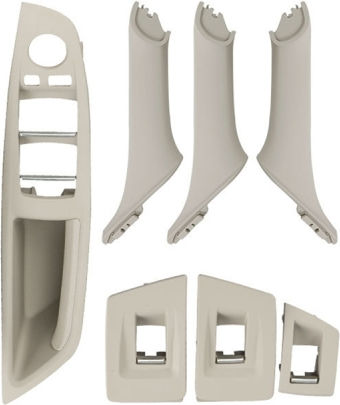 Capac Tratat 5141 7225 873 BMW F10 F18 Volan pe Stânga Bej Alb Versiune Standard Uși Interior Auto