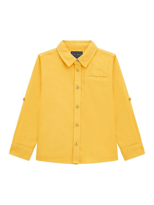 Детска Риза Дълъг ръкав Yellow