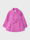 Kids' Trench Coat Orchid