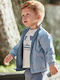 Kids' Casual Jacket Double Sided Light Blue