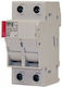 Ети Основa за Предпазител EFH 10 DC 2P 002540203