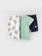 Kids' Set with Shorts Summer 3pcs Pink