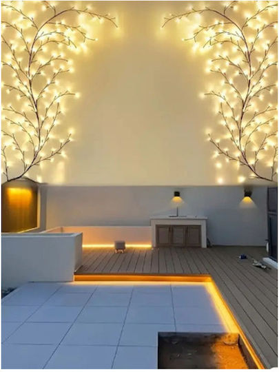 Λαμπάκια LED 1.8μ. Θερμό Λευκό USB σε Σειρά
