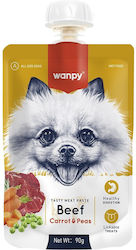 Wanpy Nudeln Hund mit Rindfleisch 90gr