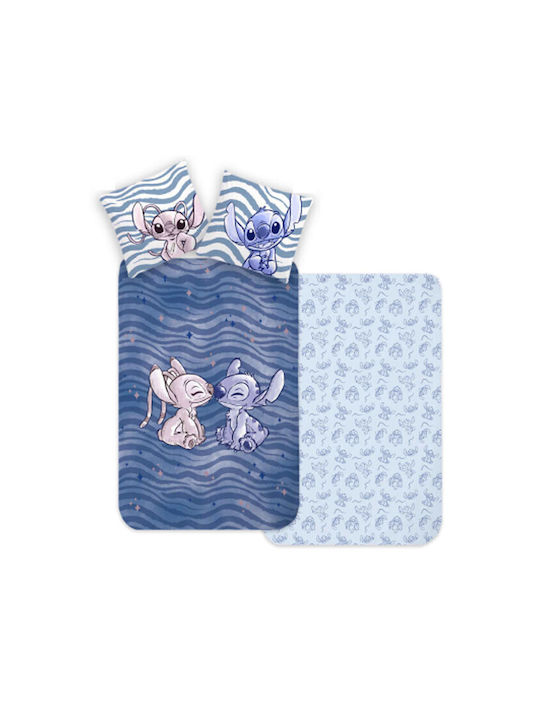 Disney Lilo And Stitch Set Kids Duvet Cover Sin...