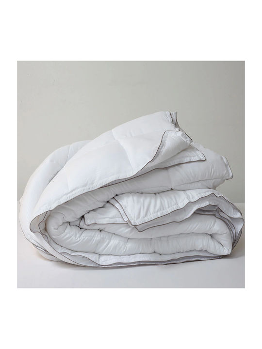 Melinen Πάπλωμα Υπέρδιπλο με Γέμιση Microfiber 240x260εκ. Λευκό 400 GSM 4.5 togs