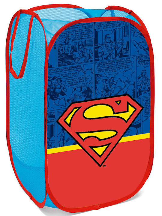 Superman Children's Storage Basket made of Fabric 36x58x58cm 1pcs