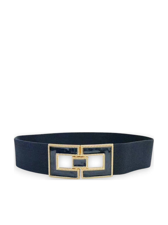Φαρδιά Ελαστική Γυναικεία Ζώνη Navy Μπλε